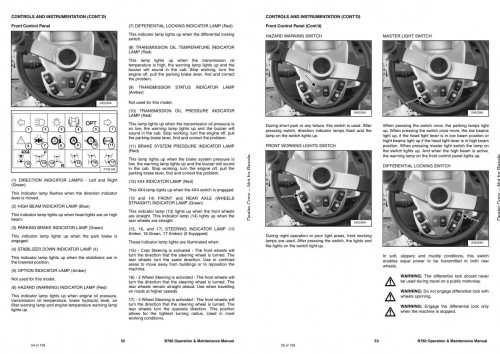 Bobcat Backhoe Loader B780 Operation Maintenance Manual 7363906 enGB 1