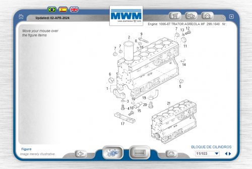 MWM Motores Diesel EPC 04.2024 Spare Parts Catalogue 3