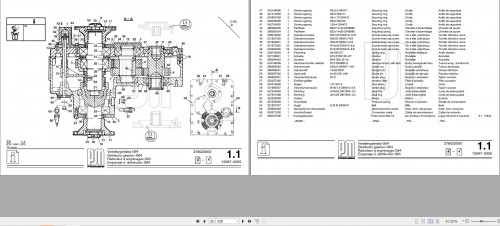 Putzmeister Truck Mounted Concrete Pump BSF32Z.12L Parts Catalog 1