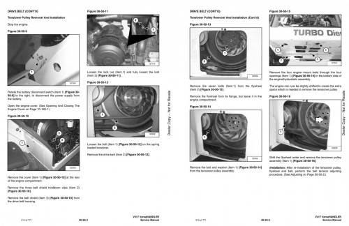 Bobcat Telescopic Handler V417 Service Manual 1