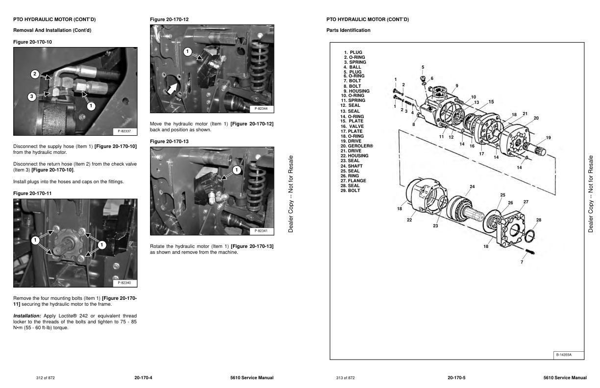 Bobcat Toolcat Utility Work Machine 5610 Service Manual | Auto Repair ...