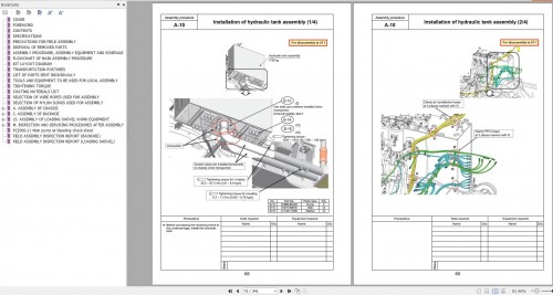 Komatsu Mining Excavator 1.16 GB PDF 2024 Operation and Maintenance Manual, Field Assembly Instructi