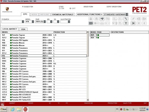 [VMW] Porsche PET2 8.0 04.2024 Spare Parts Catalog VMWare (2)