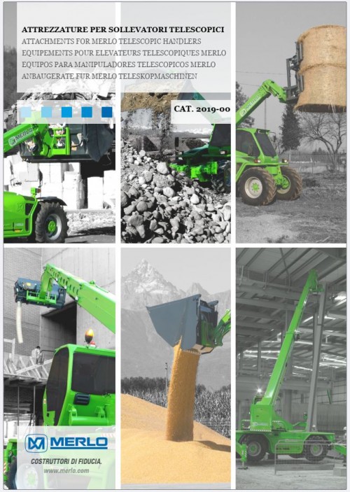 Merlo Attachment, Electrical Components, Remote Control System, Special Tools Manuals 2024 2