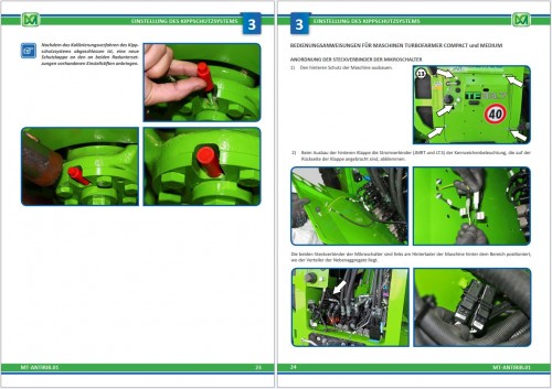 Merlo Attachment, Electrical Components, Remote Control System, Special Tools Manuals 2024 4