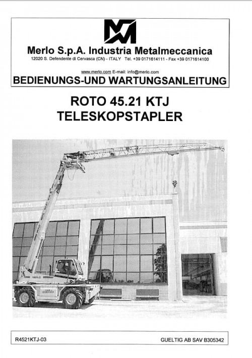 Merlo Roto KSC R45.19 R45.21 R50.16 Service Manuals, Schematics 2024