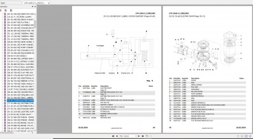 Liebherr Mobile Crane LTM 1040 2.1 Spare Parts Catalogue EN 2