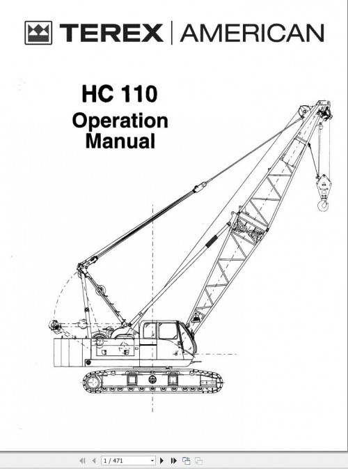 Terex Crane HC110 Operation Manual (1)