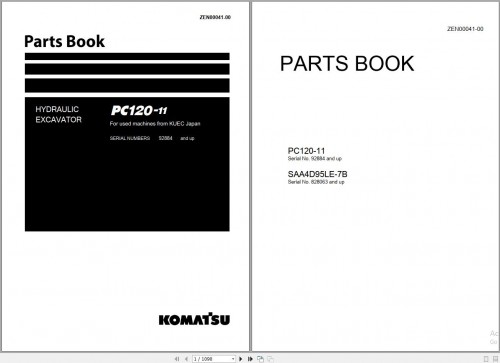 Komatsu Construction 5.06 GB Update 2024 Part Book PDF 3