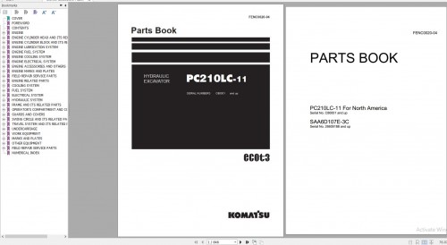 Komatsu Construction 5.06 GB Update 2024 Part Book PDF 5
