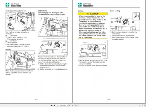 Takeuchi Excavator TB228 TB235 TB250 Operator Manual (2)