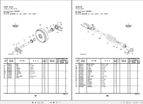 Hitachi Excavator ZX190LC 5B ZX190LCN 5B Parts Catalog 2