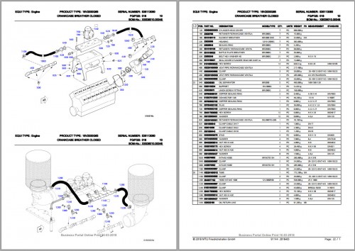 MTU Diesel Engine 16V 2000 G65 Spare Parts Catalog (2)