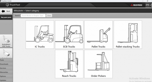 TruckTool 4.4.0.20 05.2024 Diagnostic Software CAT TCM Rocla Mitsubishi UniCarriers (3)
