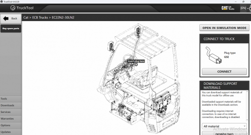 TruckTool 4.4.0.20 05.2024 Diagnostic Software CAT TCM Rocla Mitsubishi UniCarriers (9)