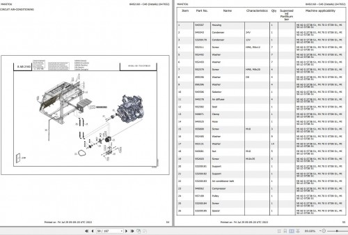 062 Manitou Forklift MI 50L ST3B S1 to MI 100 D ST4 S2 US Parts Manual 647652 1