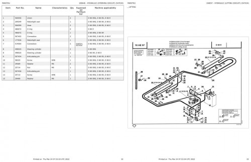 Manitou Platform D 80 E Parts Catalog 547034 1