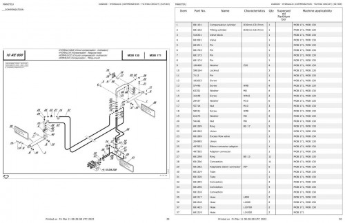 Manitou Platform MOB 171 Parts Catalog 547369 1