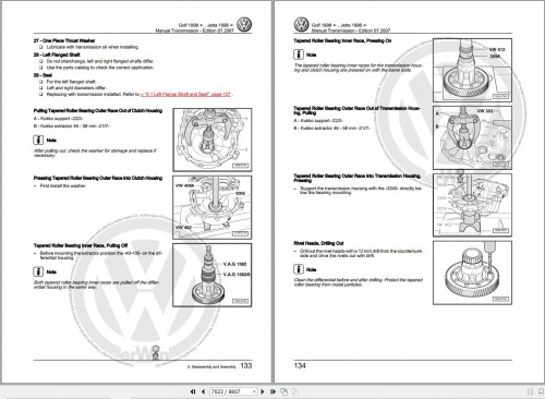 002 Volkswagen Bora Variant 1J6 Workshop Manual 1998 2010 2