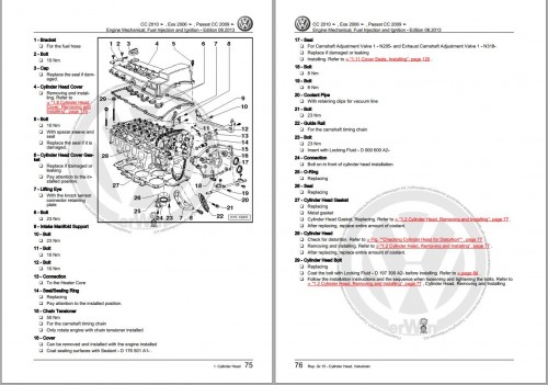 009 Volkswagen EOS 1F Workshop Manual 2006 2007 3