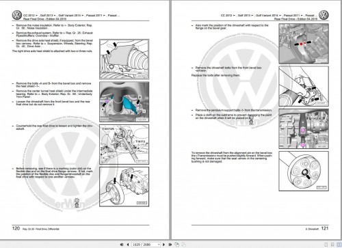 025 Volkswagen Golf Variant BA5 Workshop Manual 2014 2017 1