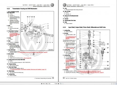 037 Volkswagen Jetta USA 1W2 Workshop Manual 1992 1998 2