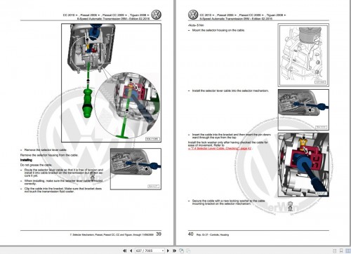 065 Volkswagen Tiguan 5N2 Workshop Manual 2009 2012