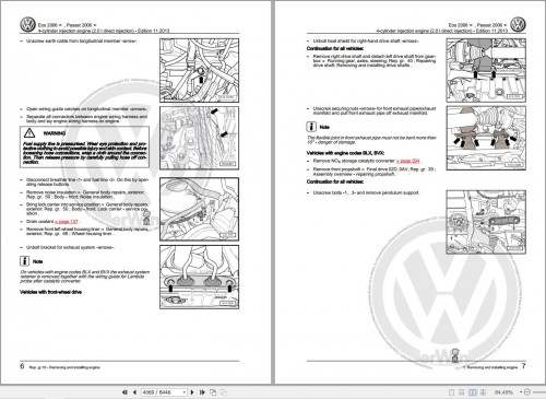 Volkswagen EOS 1F, 1F4, 1F7, 1F8 Workshop Manual 2006 2016 1