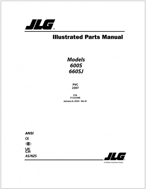 JLG Forklift Spare Parts Catalog 32.1 GB PDF Collection 1980 to 2024 (3)