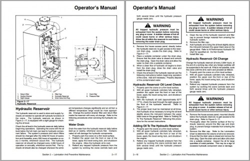 Link Belt Crane 298 HSL P3J8 9783 Workshop Operators Manual and Wiring Diagram (4)