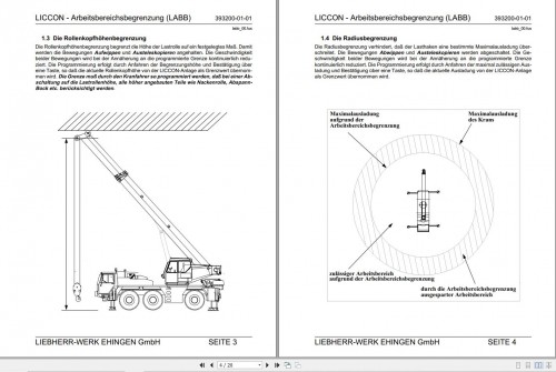 Liebherr Crane LTM 1055 3.1 Liccon Working Range Limitation Manual 2
