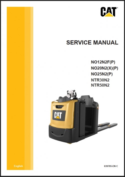 CAT Forklift MCFE Europe Operation Parts Service Manual and Schematics PDF 04 (2)