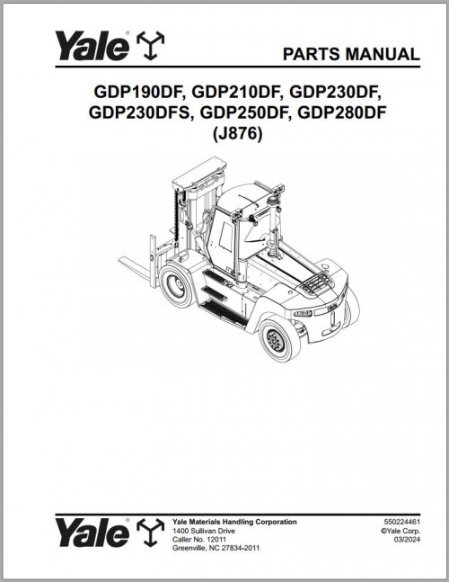 Yale Forklift Collection 2024 Parts Manual PDF (2)