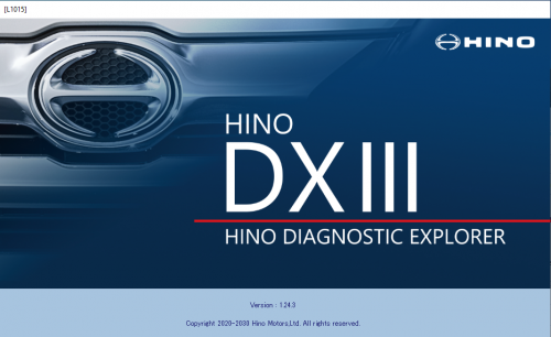 Hino DX3 Ver.1.24.3 05.2024 Diagnostic Software 1