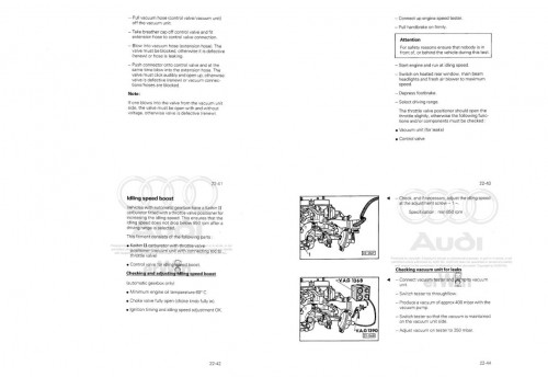 Audi 100 1983 1991 100 44 443 444 445 446 Service and Repair Manual 2