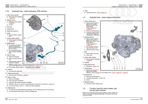 Audi A3 Q2 2016 2020 Workshop Manual and Wiring Diagram 2
