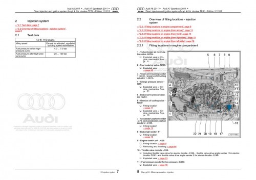 Audi A6 A7 S7 RS7 2011 2017 A6 A7 S7 RS7 4G 4G2 4G5 4GA Workshop Manual and Wiring Diagram 2