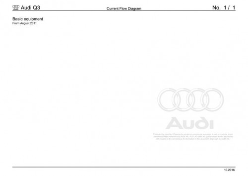 Audi Q3 2015 2018 Q3 8UG Workshop Manual and Wiring Diagram