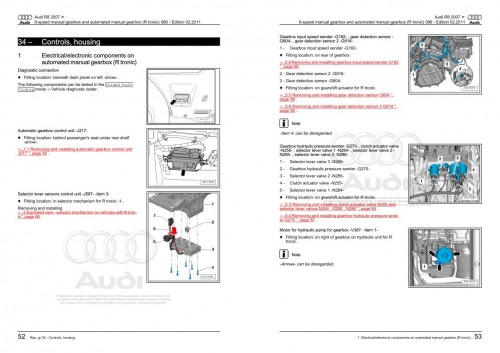 Audi R8 2007 2015 R8 42 422 423 427 429 Workshop Manual and Wiring Diagram 1