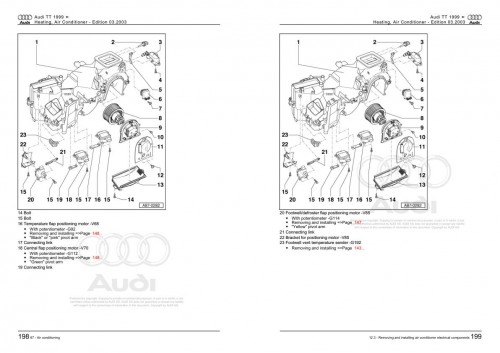 Audi TT 1999 2006 TT Coupe TT Roadster 8N 8N3 8N9 Workshop Manual 2