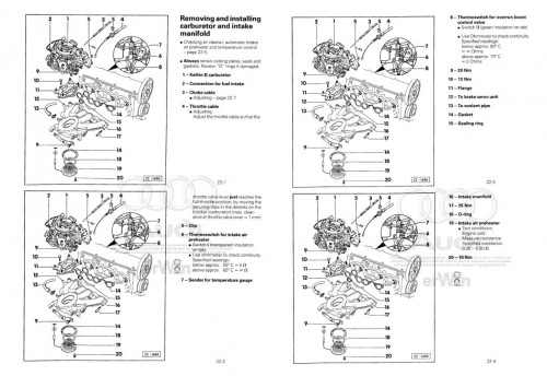 Audi V8 1989 1990 V8 44 441 442 Workshop Manual 1
