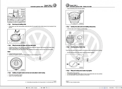Volkswagen Passat Variant 3A 3A2 3A5 Workshop Manual 1994 1997 2