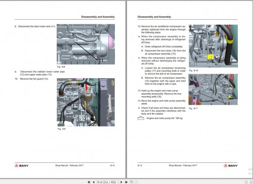 SANY Machinery 4.0 GB Operation & Maintenance Manual, Part Manual, Schematic, Shop Manual 5
