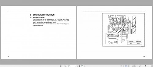 Sany Isuzu Diesel Engine 4LE2X Instruction Manual IDE 6250 1