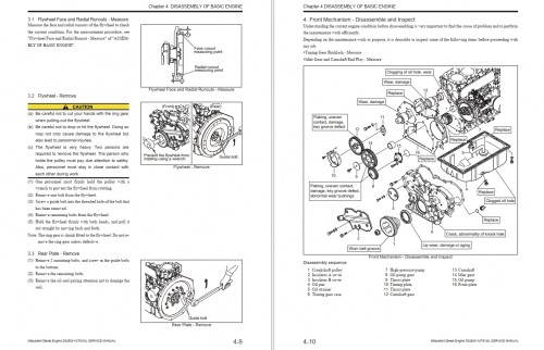 CAT Lift Trucks DP40N to DP55N Parts Service Manual 02.2024 1