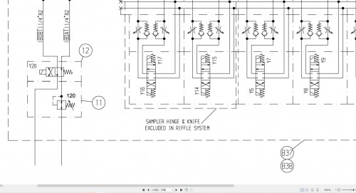 Epiroc Drill Rigs SmartROC D65 10LF Hydraulic Diagram and Parts Catalog 1