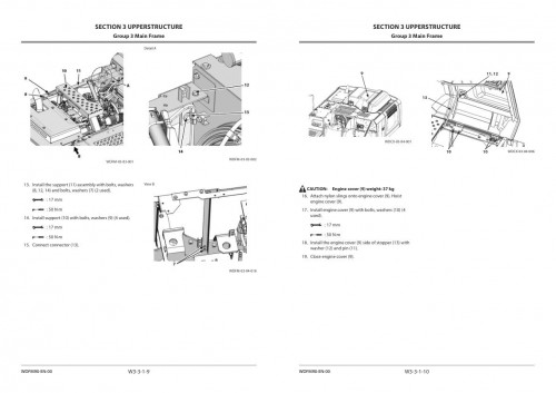 Hitachi Hybrid Excavator ZH200 5A ZH200LC 5A Workshop Manual WDFM90 EN 00 (3)