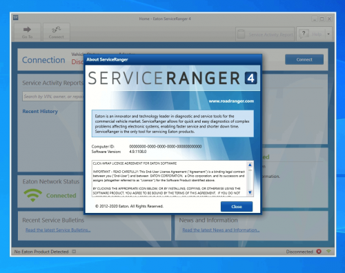 Eaton ServiceRanger 4.12 Engineering Active License