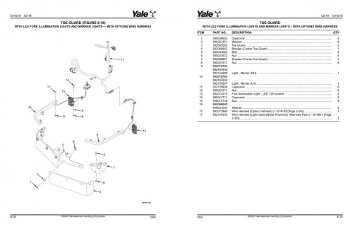 Yale Forklift E896 MPE060 G Parts Manual 550184721 03 2024 1