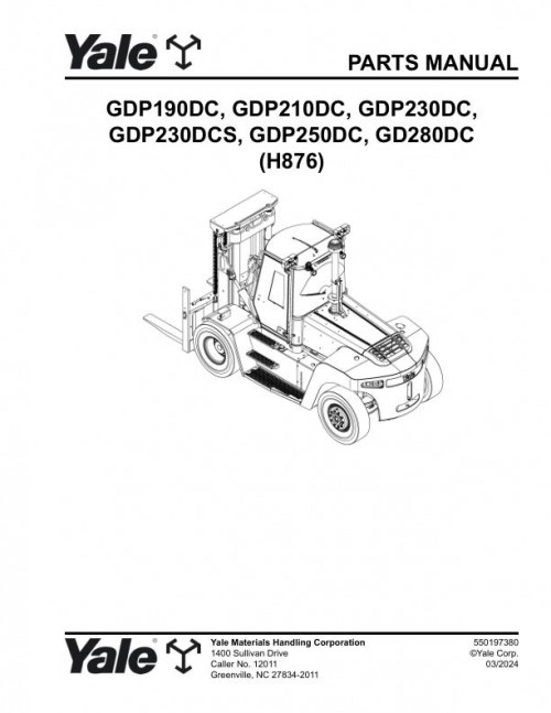 Yale-Forklift-H876-GDP190DC-GDP210DC-GDP230DC-GDP230DCS-GDP250DC-GD280DC-Parts-Manual-550197380-03-2024.jpg